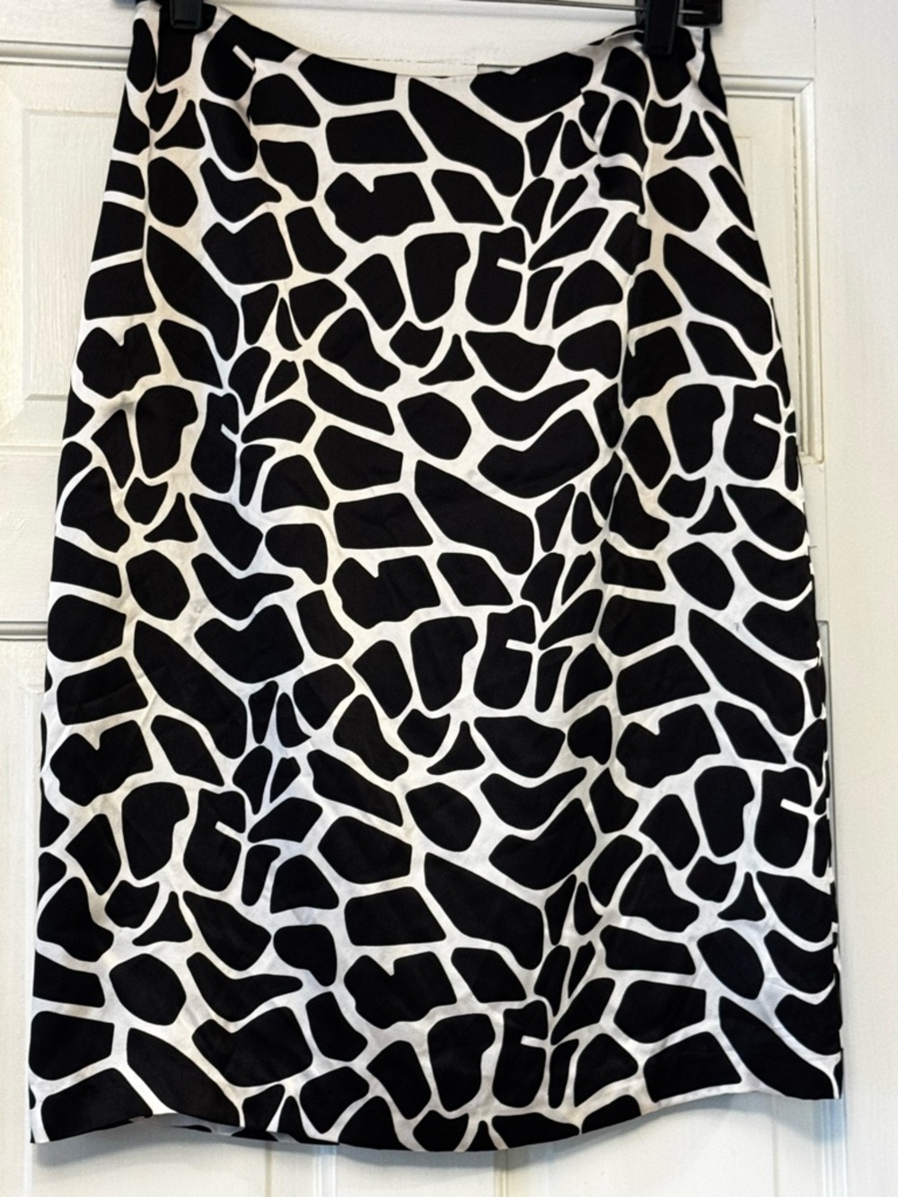 INC International Concepts Black and White Giraffe Print Pencil Skirt